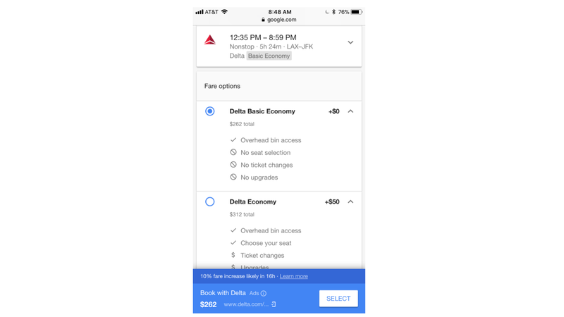 Illustration for article titled Google Now Tells You How Airlines Are Screwing You Over with Fees and Delays
